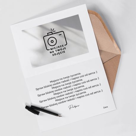 Kartka dla ukochanej osoby TATUA� - A4 bon na tatua� prezent dla ukochanej