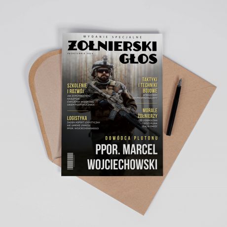 Kartka dla onierza ze zdjciem ONIERSKI GOS A4