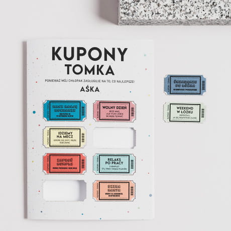 Kartka dla chopaka KUPONY NA DZIE CHOPAKA prezent na dzie chopaka kartka na dzie chopaka