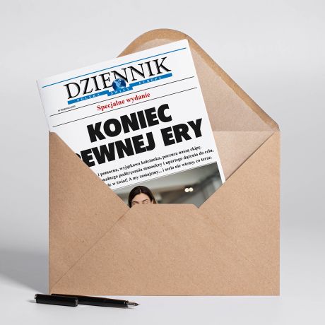Kartka na odejcie z pracy DZIENNIK - A4 prezent dla koleanki z pracy kartka poegnalna z pracy