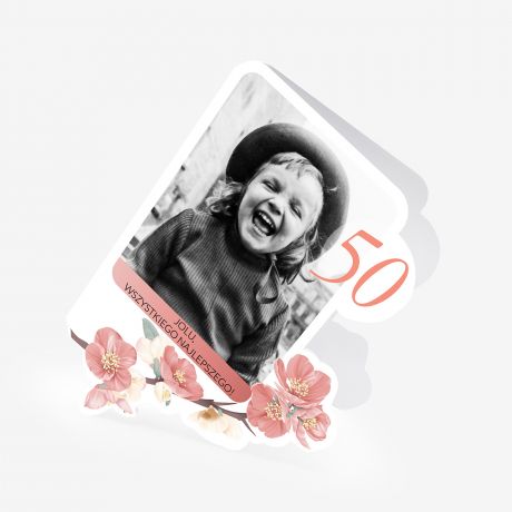 Kartka na urodziny ze zdjciem KARTKA ZE ZDJCIAMI kartka urodzinowa upominek na urodziny