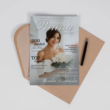 Kartka na wieczr panieski A4 PANNA MODA