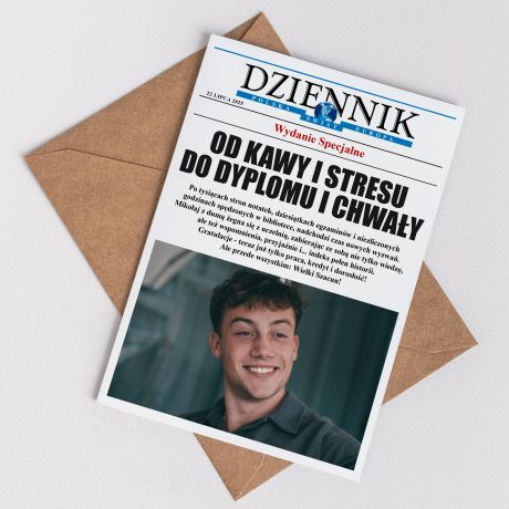 Kartka na zakoczenie studiw DZIENNIK