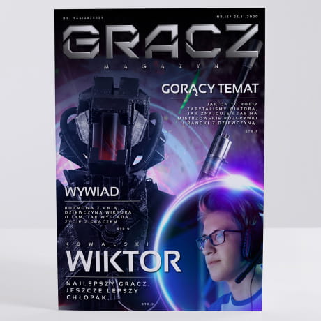 Kartka ze zdjciem DLA CHOPAKA GRACZA prezent dla gracza kartka dla chopaka