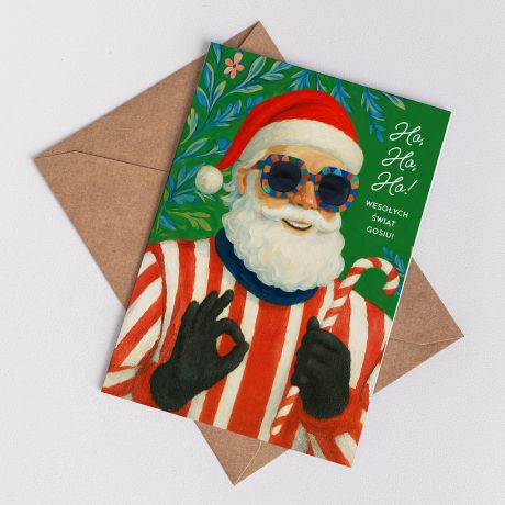 Kartka witeczna z Mikoajem