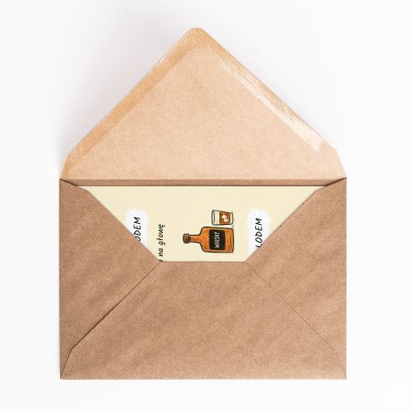 Kartka urodzinowa dla faceta Z DALA OD LODU prezent na urodziny dla faceta kartka dla faceta na urodziny