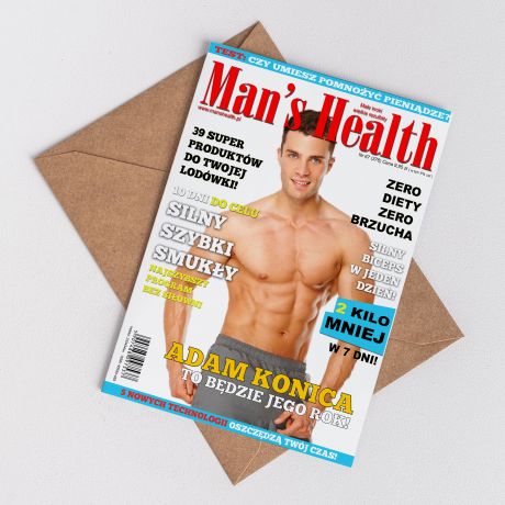 Kartka urodzinowa dla niego HEALTH
