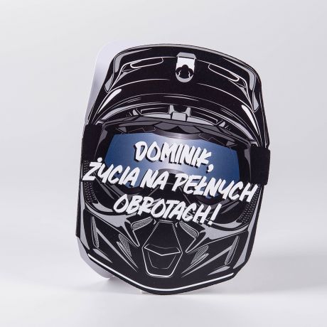 Kartka dla fana motocrossu NA PENYCH OBROTACH