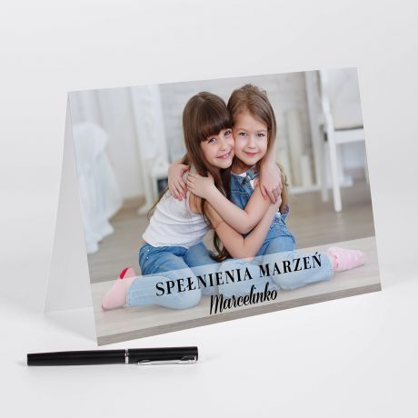 Kartka urodzinowa z w�asnym zdj�ciem URODZINOWE FOTO A4 kartka na urodziny kartka ze zdj�ciem