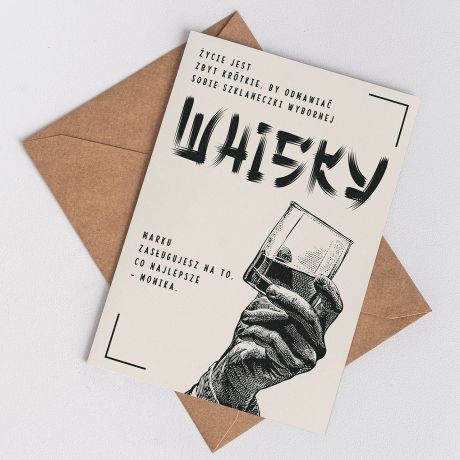 Kartka urodzinowa dla mczyzny YCIE JEST ZBYT KRTKIE