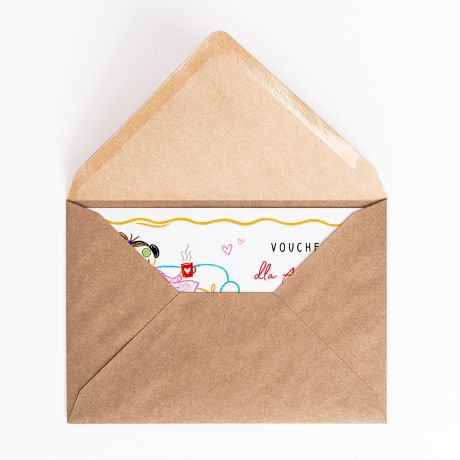 Personalizowana kartka VOUCHER DLA MAMY