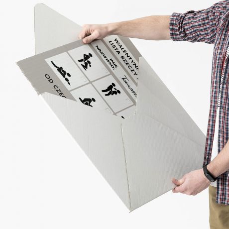 Kartka walentynkowa XXL AKTYWNE WALENTYNKI
