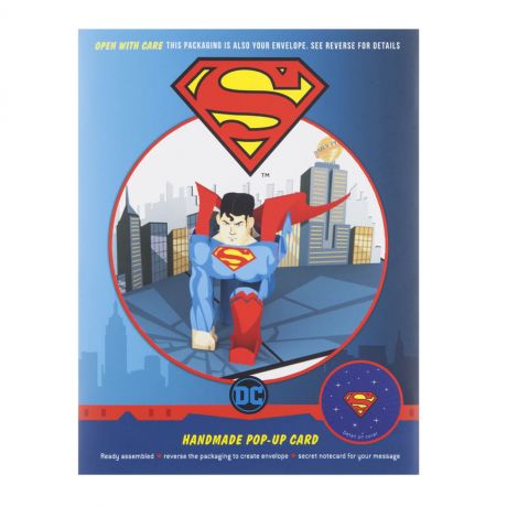 Kartka rozkadana 3D SUPERMAN