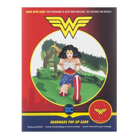 Kartka pop up WONDER WOMAN
