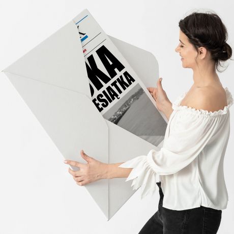 Kartka XXL DZIENNIK prezent na 50 dla kobiety