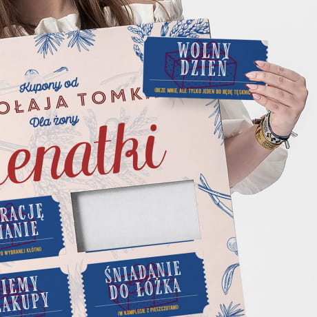 Kartka z kuponami XXL NA WITA DLA ONY