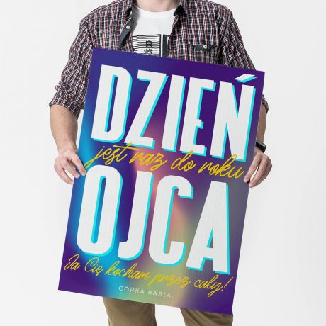Kartka XXL LAURKA NA DZIE� TATY