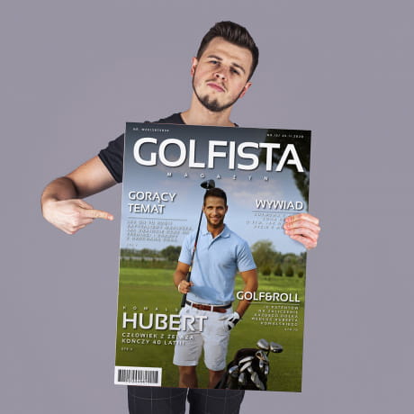 Kartka urodzinowa dua MAGAZYN prezent dla golfisty