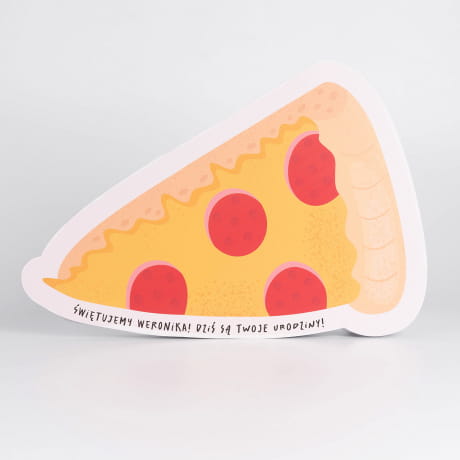 Kartka XXL PREZENT DLA MIONIKA PIZZY