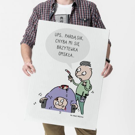 Kartka XXL PREZENT DLA BARBERA