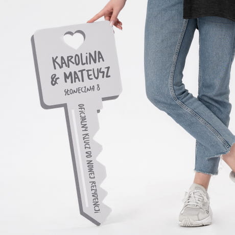 Kartka na nowe mieszkanie KLUCZ DO DOMU kartka na parapetwk kartka na nowy dom prezent na nowe mieszkanie