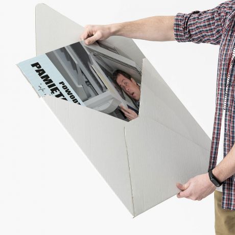 Kartka XXL PREZENT Z OKAZJI NOWEJ PRACY