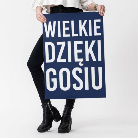 Kartka XXL WIELKIE DZI�KI prezent na podzi�kowanie
