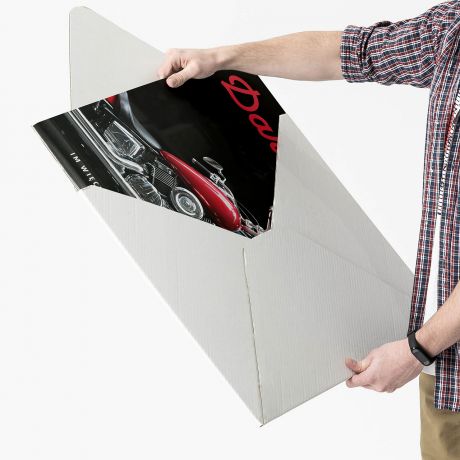 Kartka XXL z motorem PREZENT DLA MOTOCYKLISTY