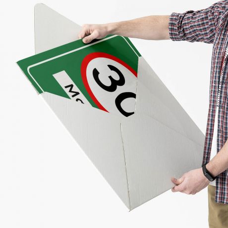 Kartka XXL ZNAK prezent na 30 urodziny