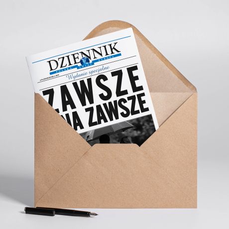 Kartka z okazji rocznicy lubu DZIENNIK - NA ZAWSZE kartka na rocznic lubu prezent na rocznic lubu