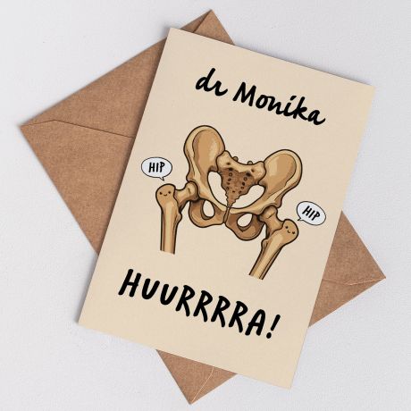 Personalizowana kartka Z OKAZJI ZDANIA EGZAMINU LEKARSKIEGO mieszne gratulacje z okazji zdania egzaminu