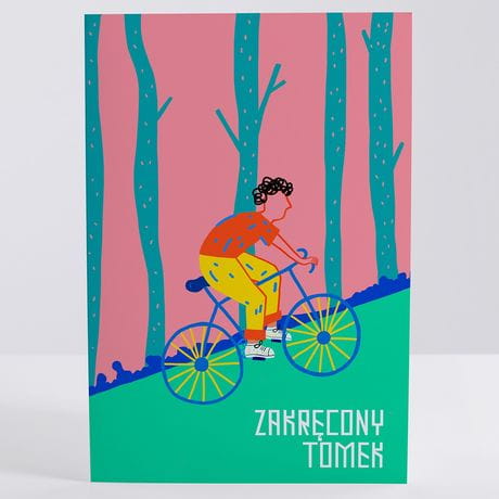 Personalizowana kartka dla rowerzysty ZAKRĘCONY