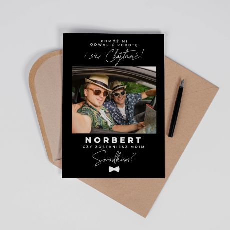 Kartka ze zdj�ciem PRO�BA DO �WIADKA - A4