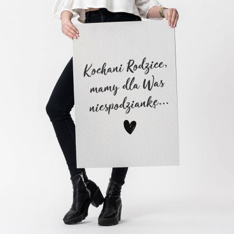 Kartka ZOSTANIECIE DZIADKAMI XXL