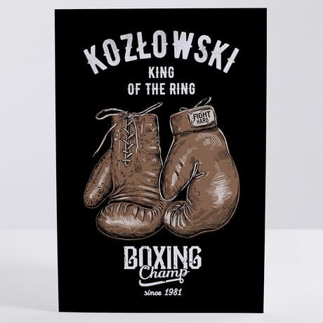 Kartka urodzinowa dla fana boksu BOXING CHAMP