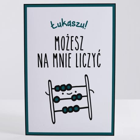 Kartka dla przyjaciela MOESZ NA MNIE LICZY