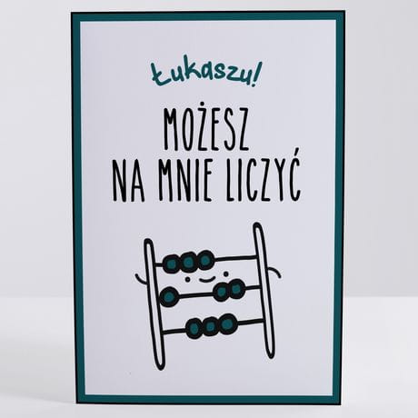 Kartka dla przyjaciela MOESZ NA MNIE LICZY