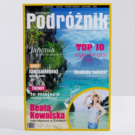 Kartka imieninowa dla podrnika MAGAZYN URODZONY PODRӯNIK