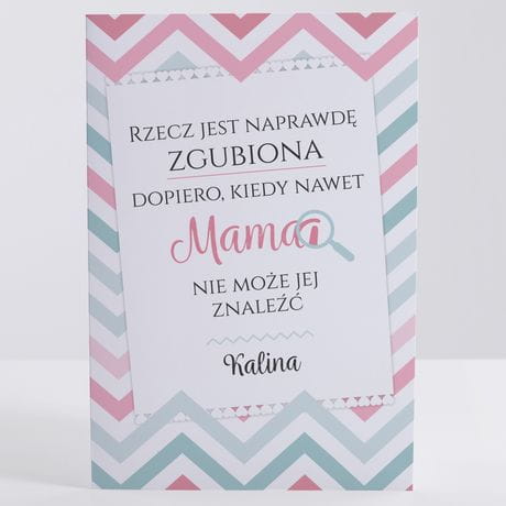 Kartka na Dzie Mamy MAMA POSZUKIWACZ