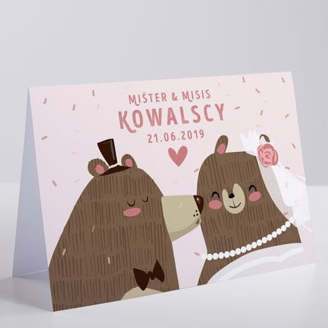 Kartka lubna personalizowana MITER AND MISIS