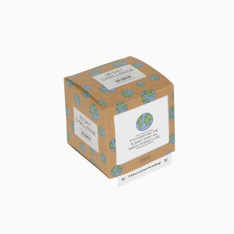 Karteczki z wyzwaniami 30 GO GREEN prezent dla eko osoby
