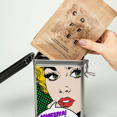 Kawa personalizowana KOMIKS prezent dla ssiadki