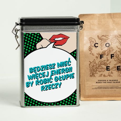 Kawa personalizowana KOMIKS prezent dla sąsiadki