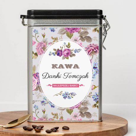 Kawa personalizowana NAJLEPSZA prezent na imieniny babci