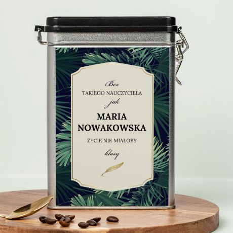 Kawa dla nauczyciela NAUCZYCIEL Z KLAS prezent dla nauczyciela na poegnanie liceum