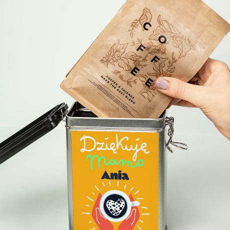 Kawa personalizowana PODZIKOWANIA DLA MAMY