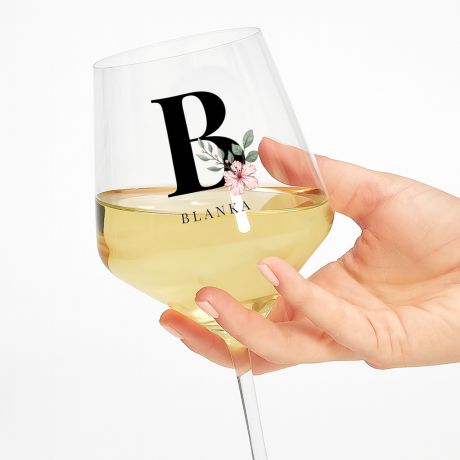 Kieliszek do wina z personalizacj PREZENT DLA KOBIETY