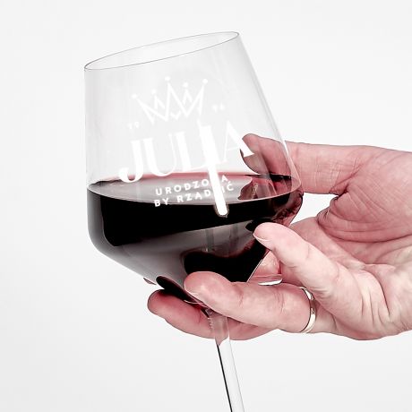 Kieliszek do wina na prezent urodzinowy PREZENT URODZINOWY DLA KOBIETY prezent dla kobiety na urodziny