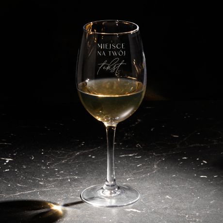 Kieliszek do wina Z WASNYM GRAWEREM 470ml