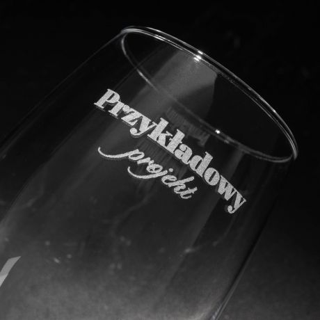 Kieliszek do wina Z WASNYM GRAWEREM 470ml